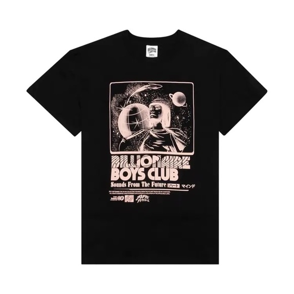 Billionaire Boys Club Mens Sounds SS Tee 'Black'- Large - Picture 1 of 4